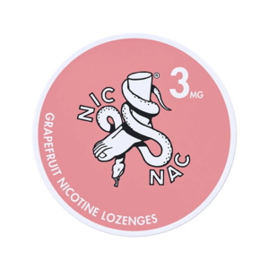 NIC NAC Grapefruit - 3 mg (Nicotine Lozenges)