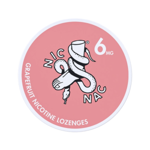 NIC NAC Grapefruit - 6 mg (Nicotine Lozenges)