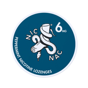 NIC NAC Peppermint - 6 mg (Nicotine Lozenges)